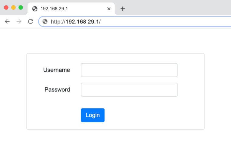 192.168.29.1 login